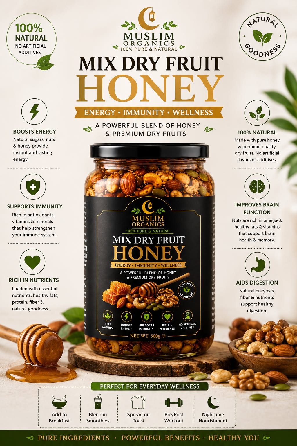 Mix Dry Fruit Honey / 1kg