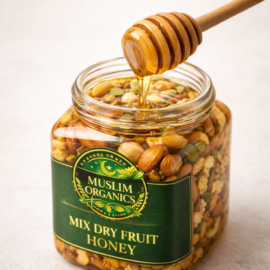 Premium Mix Dry Fruit Honey – Natural, Healthy & Energizing